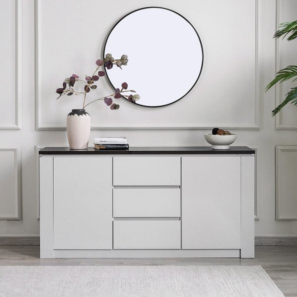 MIAMI SIDEBOARD - OFF WHITE | Pan Home Furnishings